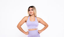 Load image into Gallery viewer, Seamless Fashion Sports Bra &quot;Lilac&quot;
