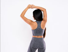 Load image into Gallery viewer, Seamless Fashion Sports Bra &quot;Gray&quot;
