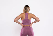 Load image into Gallery viewer, Seamless Fashion Sports Bra &quot;Pink&quot;
