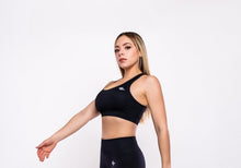 Load image into Gallery viewer, Poderosa Collection Sports Bra &quot;Black&quot;
