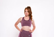 Load image into Gallery viewer, Poderosa Collection Sports Bra &quot;Red Wine&quot;
